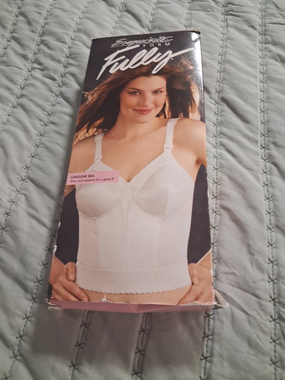 Exquisite Form Fully Longline Shaping Bra in White